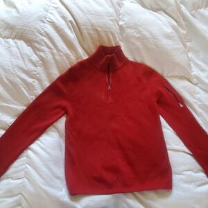 Banana Republic Red Merino Wool Sweater